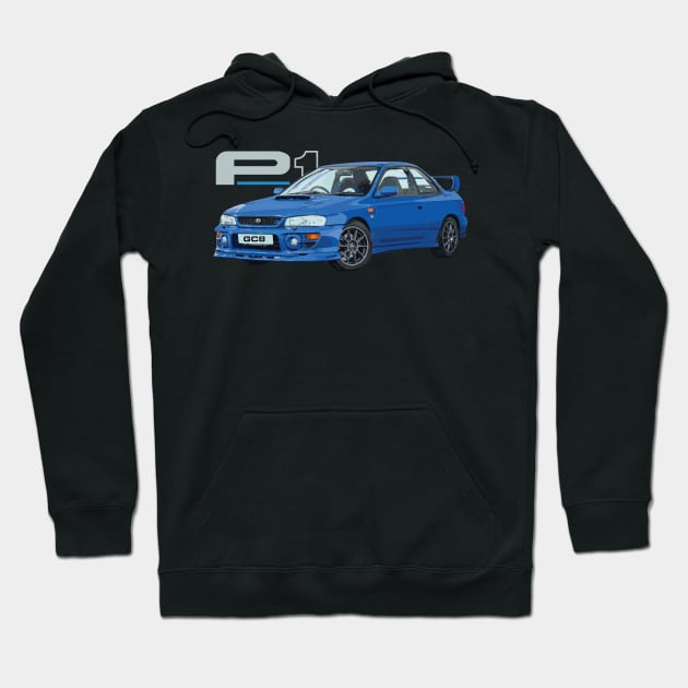 P1 WRC GC8 PRODRIVE RALLY Hoodie by cowtown_cowboy